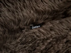 New Sofa dla 2 osób ILBRO Sztuczne futro Ciemno Sofy Tapicerowane|Sofy Dwuosobowe