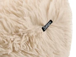 Best Sofa dla 2 osób ILBRO Sztuczne futro Złamana biel/ ciemny brąz Sofy Tapicerowane|Sofy Dwuosobowe