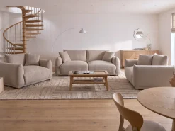 Outlet Sofa dla 3 osób JUBEK Boucle Sofy Tapicerowane|Kolekcje Sof