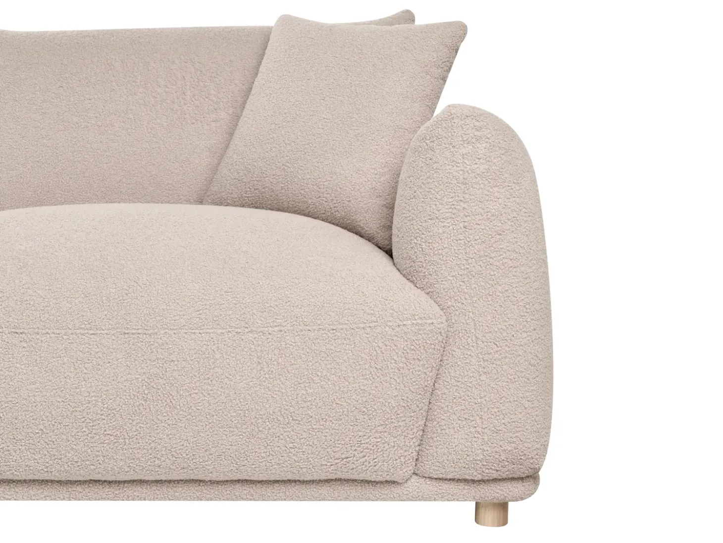 Outlet Sofa dla 3 osób JUBEK Boucle Sofy Tapicerowane|Kolekcje Sof