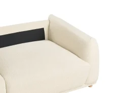 Hot Sofa dla 3 osób JUBEK Boucle Złamana biel Sofy Tapicerowane|Kolekcje Sof