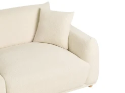 Hot Sofa dla 3 osób JUBEK Boucle Złamana biel Sofy Tapicerowane|Kolekcje Sof