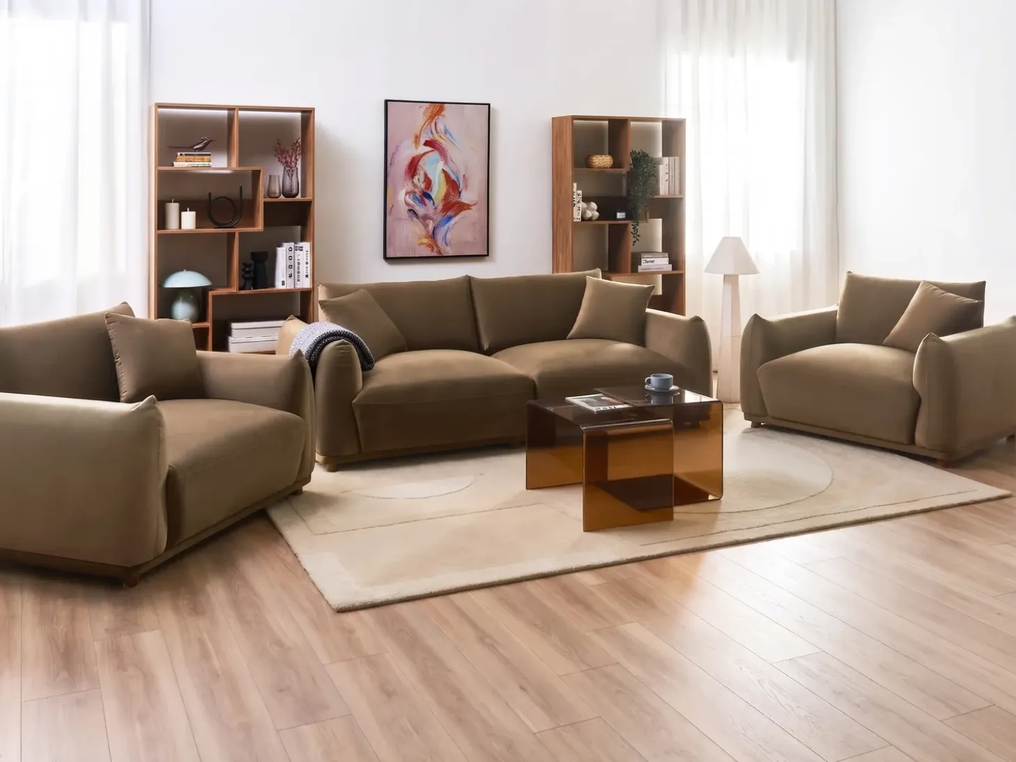 Sofa dla 3 osób JUBEK Welur Sofy Tapicerowane|Kolekcje Sof