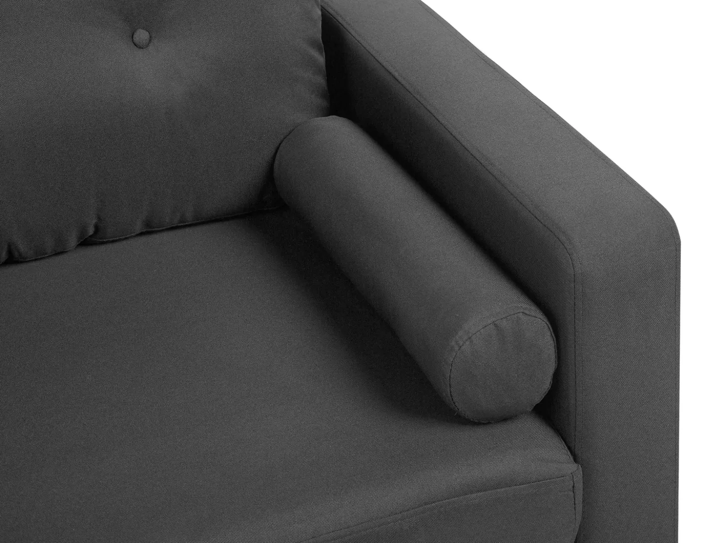 Clearance Sofa dla 2 osób KALMAR Ciemnoszary Sofy Tapicerowane|Sofy Dwuosobowe
