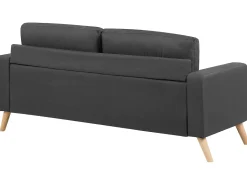 Clearance Sofa dla 2 osób KALMAR Ciemnoszary Sofy Tapicerowane|Sofy Dwuosobowe