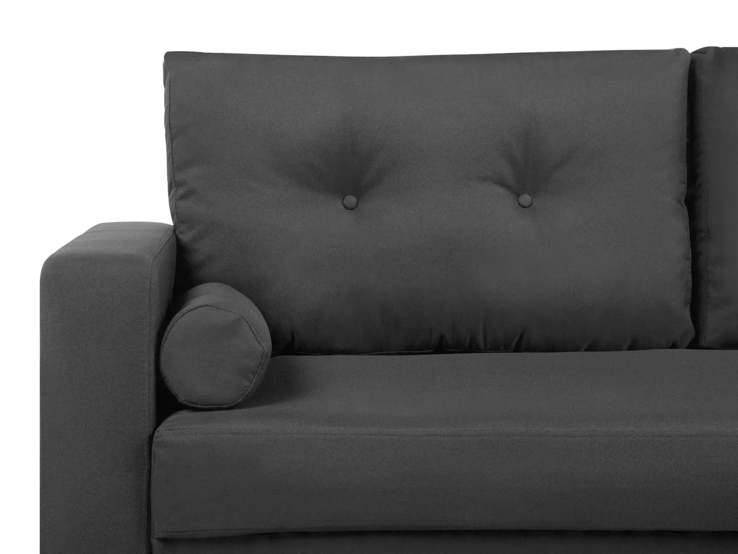 Clearance Sofa dla 2 osób KALMAR Ciemnoszary Sofy Tapicerowane|Sofy Dwuosobowe