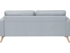 Best Sofa dla 2 osób KALMAR Jasnoszary Sofy Tapicerowane|Sofy Dwuosobowe