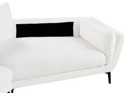 Clearance Sofa dla 3 osób KANSSELI Boucle Biały Sofy Tapicerowane|Wszystkie Sofy