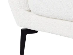 Clearance Sofa dla 3 osób KANSSELI Boucle Biały Sofy Tapicerowane|Wszystkie Sofy
