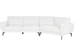 Clearance Sofa dla 3 osób KANSSELI Boucle Biały Sofy Tapicerowane|Wszystkie Sofy