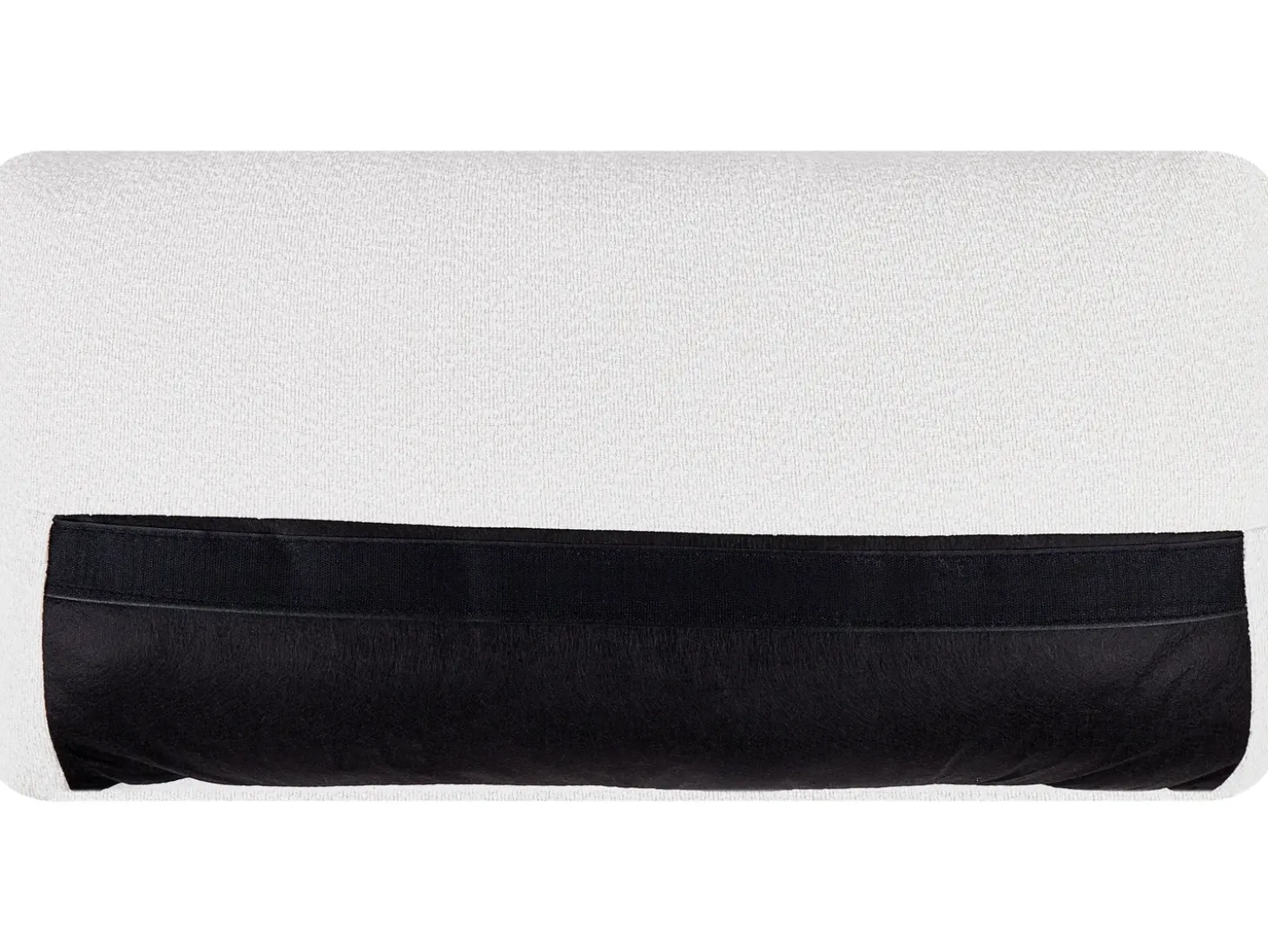 Clearance Sofa dla 3 osób KANSSELI Boucle Biały Sofy Tapicerowane|Wszystkie Sofy