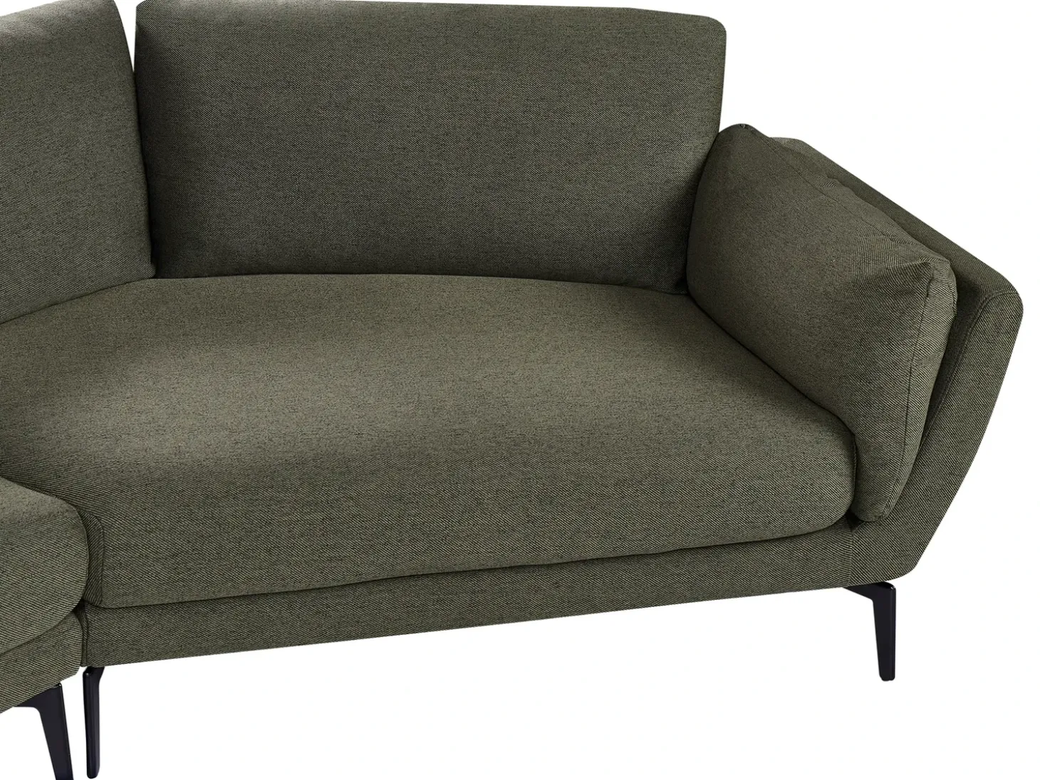 Best Sofa dla 3 osób KANSSELI Ciemnozielony Sofy Tapicerowane|Wszystkie Sofy