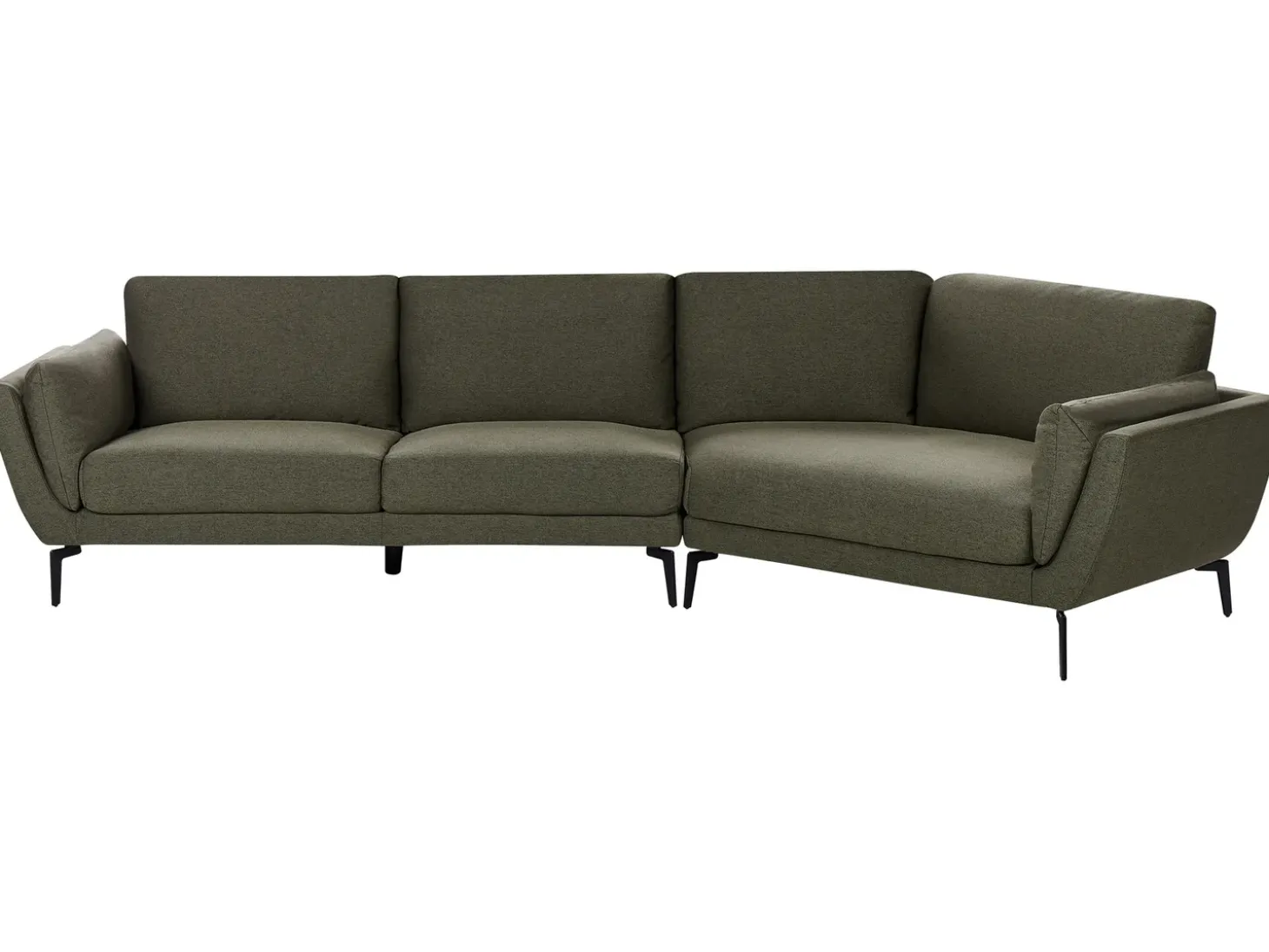 Best Sofa dla 3 osób KANSSELI Ciemnozielony Sofy Tapicerowane|Wszystkie Sofy