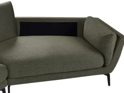 Best Sofa dla 3 osób KANSSELI Ciemnozielony Sofy Tapicerowane|Wszystkie Sofy