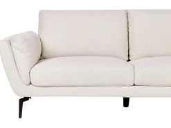 Online Sofa dla 3 osób KANSSELI Jasnobeżowy Sofy Tapicerowane|Wszystkie Sofy