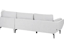 Best Sofa dla 3 osób KANSSELI Jasnoszary Sofy Tapicerowane|Wszystkie Sofy