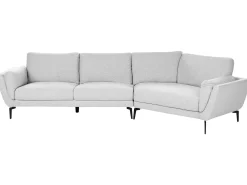 Best Sofa dla 3 osób KANSSELI Jasnoszary Sofy Tapicerowane|Wszystkie Sofy