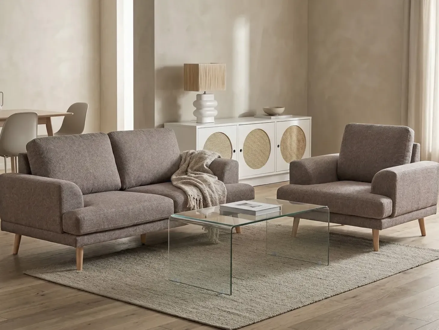 Outlet Sofa dla 3 osób KILDAL Sofy Tapicerowane|Kolekcje Sof