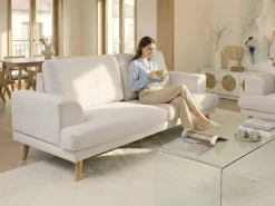 Sale Sofa dla 3 osób KILDAL Jasno Sofy Tapicerowane|Kolekcje Sof