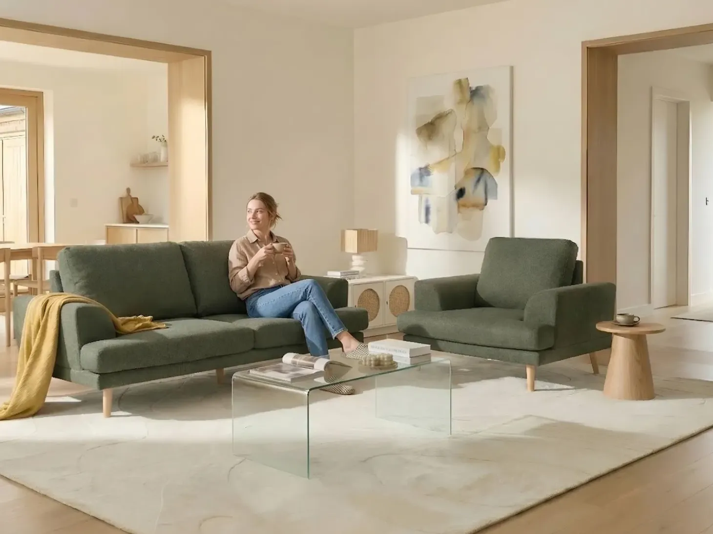 New Sofa dla 3 osób KILDAL Sofy Tapicerowane|Kolekcje Sof