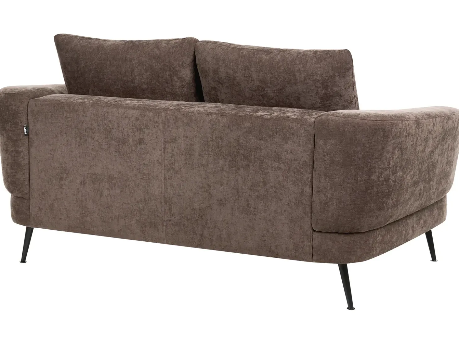 Online Sofa dla 2 osób KJAER Szenil Ciemnobrązowy Sofy Tapicerowane|Sofy Dwuosobowe