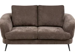 Online Sofa dla 2 osób KJAER Szenil Ciemnobrązowy Sofy Tapicerowane|Sofy Dwuosobowe