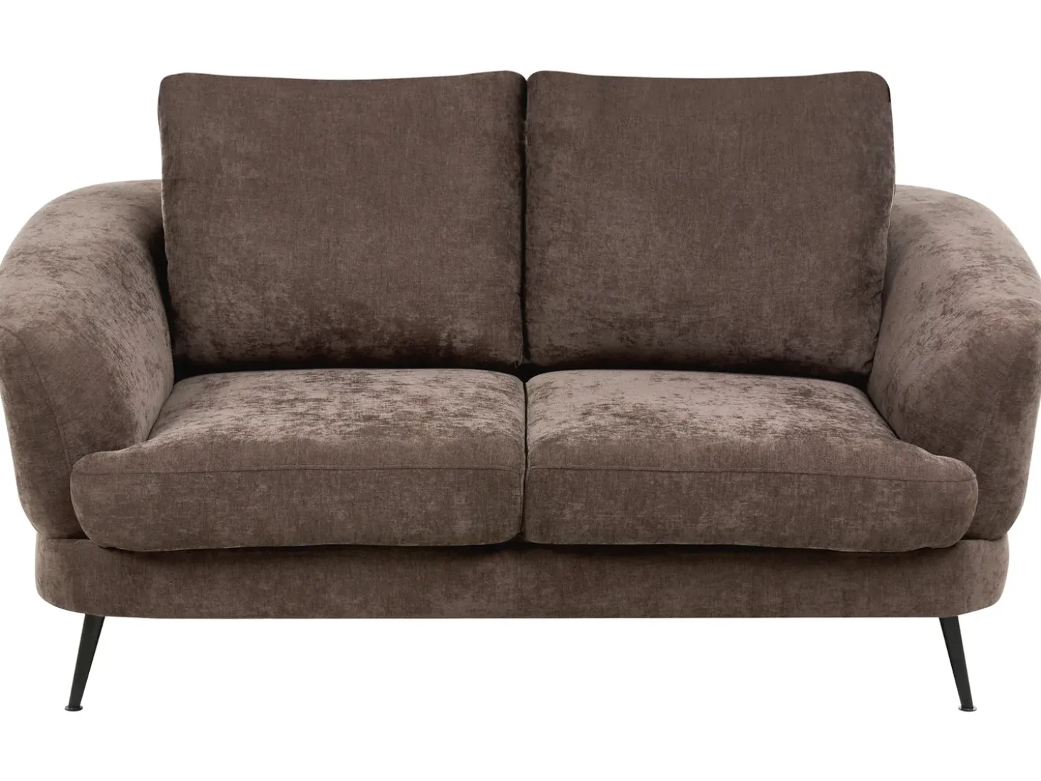 Online Sofa dla 2 osób KJAER Szenil Ciemnobrązowy Sofy Tapicerowane|Sofy Dwuosobowe