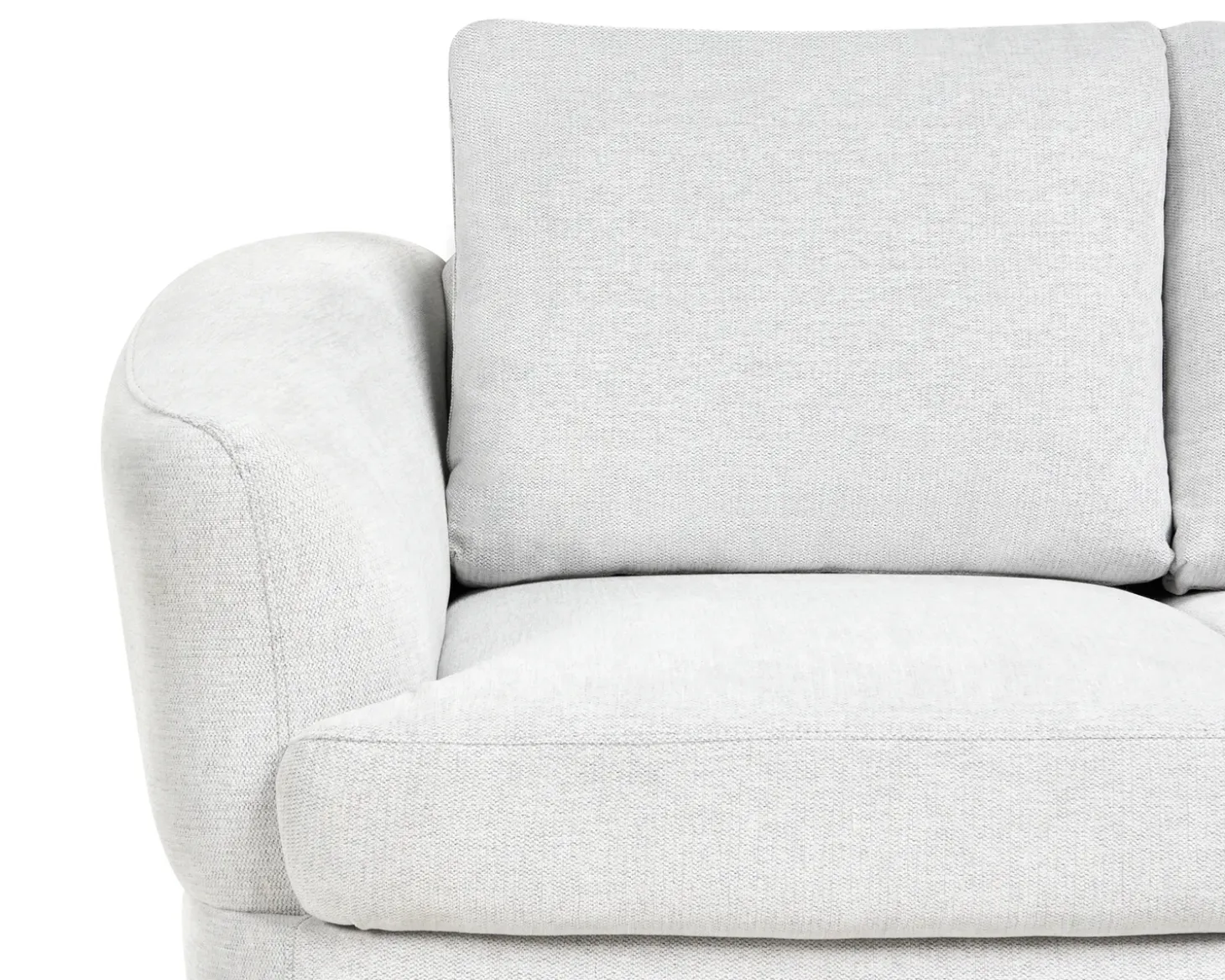 Sofa dla 2 osób KJAER Złamana biel Sofy Tapicerowane|Sofy Dwuosobowe