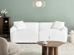 Online Sofa dla 3 osób KORIO Boucle Złamana biel Sofy Tapicerowane|Wszystkie Sofy