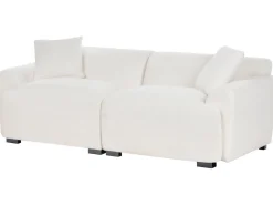 Online Sofa dla 3 osób KORIO Boucle Złamana biel Sofy Tapicerowane|Wszystkie Sofy