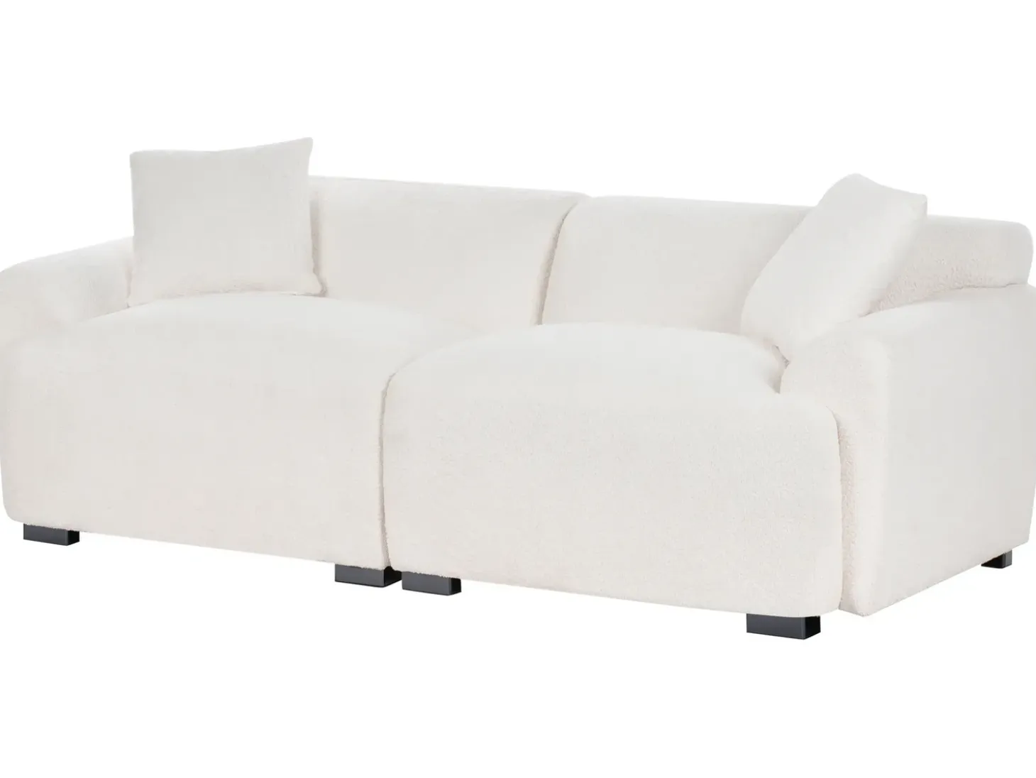 Online Sofa dla 3 osób KORIO Boucle Złamana biel Sofy Tapicerowane|Wszystkie Sofy