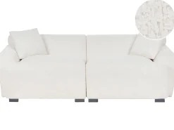 Online Sofa dla 3 osób KORIO Boucle Złamana biel Sofy Tapicerowane|Wszystkie Sofy