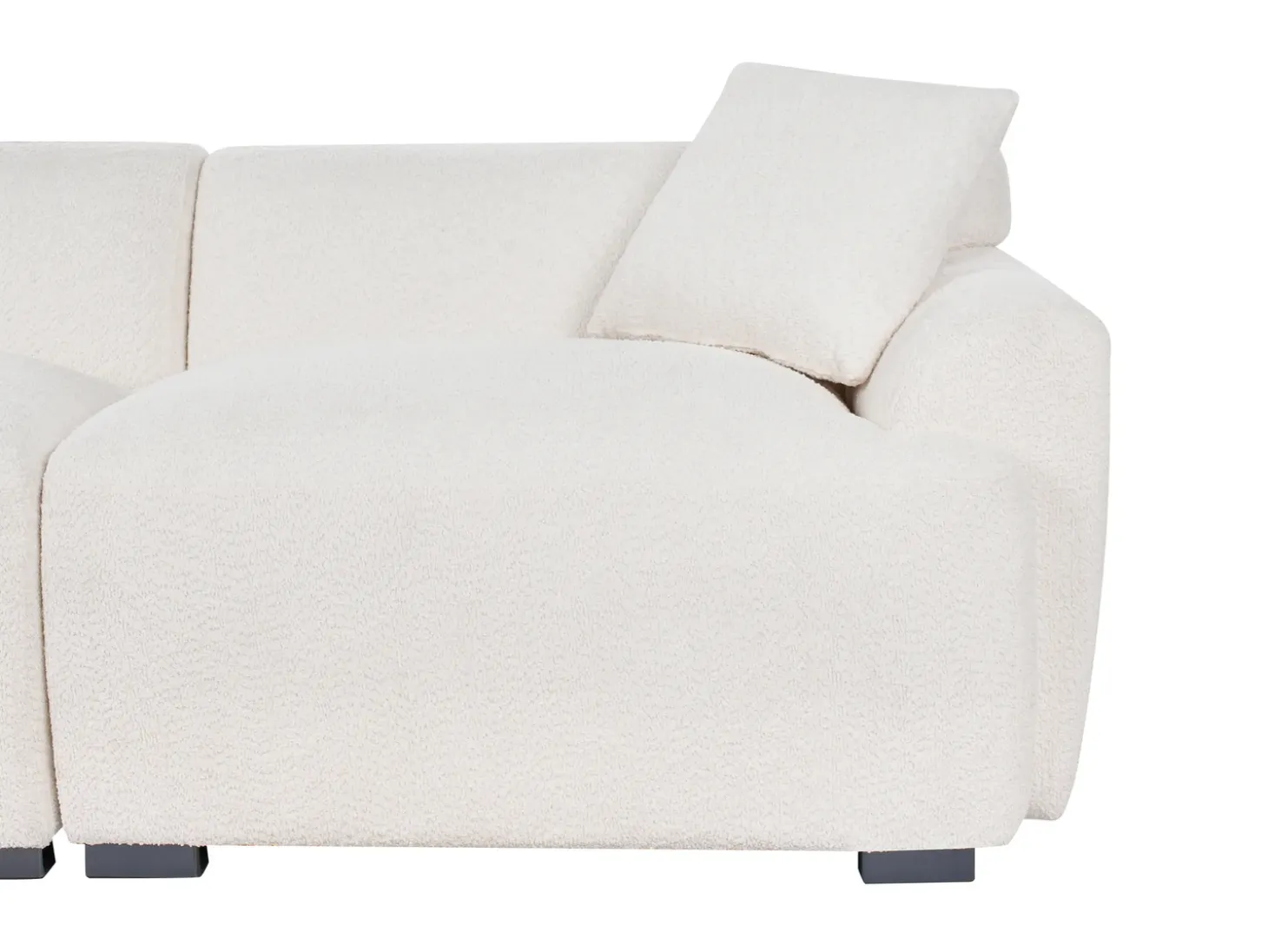 Online Sofa dla 3 osób KORIO Boucle Złamana biel Sofy Tapicerowane|Wszystkie Sofy