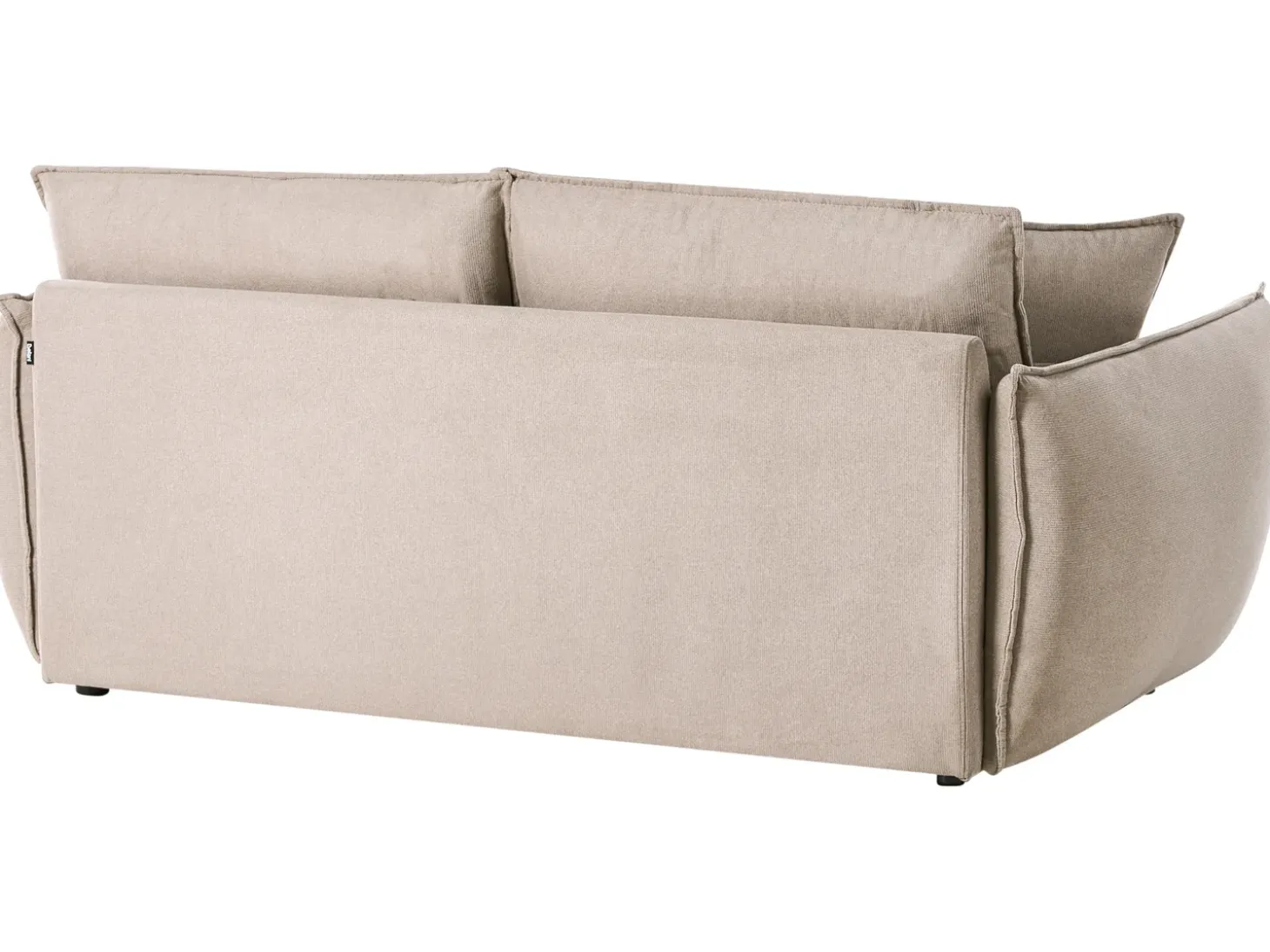 Outlet Sofa dla 3 osób KUNES Beżowoszary Sofy Tapicerowane|Kolekcje Sof