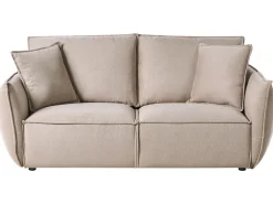 Outlet Sofa dla 3 osób KUNES Beżowoszary Sofy Tapicerowane|Kolekcje Sof