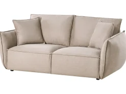 Outlet Sofa dla 3 osób KUNES Beżowoszary Sofy Tapicerowane|Kolekcje Sof