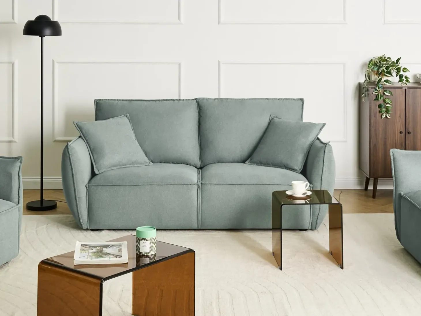 Sale Sofa dla 3 osób KUNES Jasno Sofy Tapicerowane|Kolekcje Sof