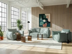 Sale Sofa dla 3 osób KUNES Jasno Sofy Tapicerowane|Kolekcje Sof