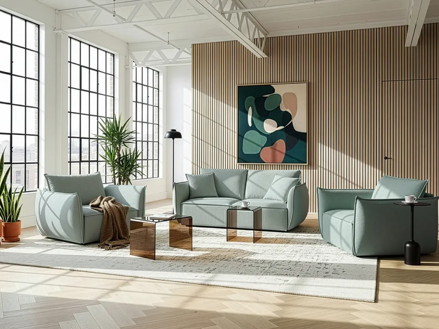 Sale Sofa dla 3 osób KUNES Jasno Sofy Tapicerowane|Kolekcje Sof