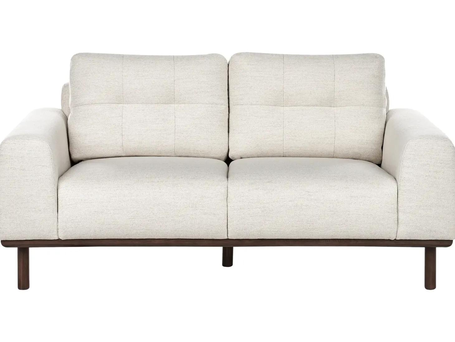 New Sofa dla 2 osób LAURILA Jasnobeżowy Sofy Tapicerowane|Sofy Dwuosobowe
