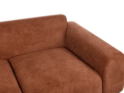 Online Sofa dla 2 osób LAURILA Złoty brąz Sofy Tapicerowane|Sofy Dwuosobowe