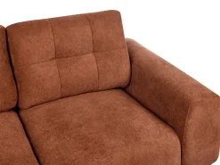 Online Sofa dla 2 osób LAURILA Złoty brąz Sofy Tapicerowane|Sofy Dwuosobowe