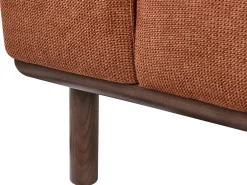 Online Sofa dla 2 osób LAURILA Złoty brąz Sofy Tapicerowane|Sofy Dwuosobowe