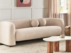 Sofa dla 3 osób LEIREN Boucle Sofy Tapicerowane|Kolekcje Sof