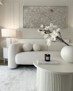Clearance Sofa dla 3 osób LEIREN Boucle Sofy Tapicerowane|Kolekcje Sof