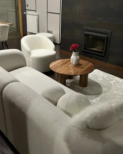 Clearance Sofa dla 3 osób LEIREN Boucle Sofy Tapicerowane|Kolekcje Sof
