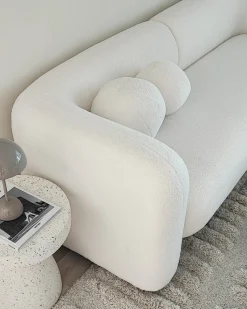 Clearance Sofa dla 3 osób LEIREN Boucle Sofy Tapicerowane|Kolekcje Sof