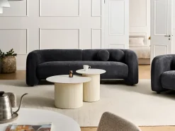 Hot Sofa dla 3 osób LEIREN Szenil Sofy Tapicerowane|Kolekcje Sof