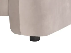 New Sofa dla 3 osób LEIREN Welur Beżowoszary Sofy Tapicerowane|Kolekcje Sof