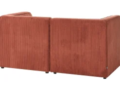 Discount Sofa dla 2 osób LEMVIG Złoty brąz Sztruks Wszystkie Sofy|Sofy Dwuosobowe